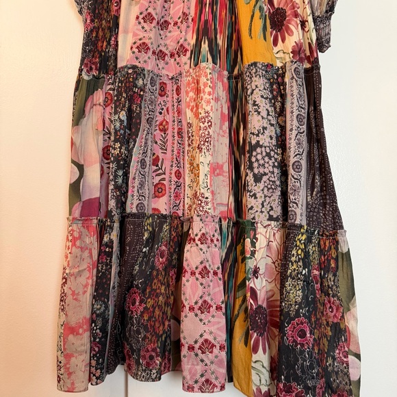 Anthropologie Geisha Designs Printed Patchwork Maxi
Dress Size Small - Picture 4 of 9